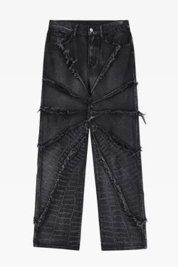 Cyber Y2K Jeans - Retro 90s Grunge, Summer Outfits, Popstar Vibes, and Pastel Goth Style