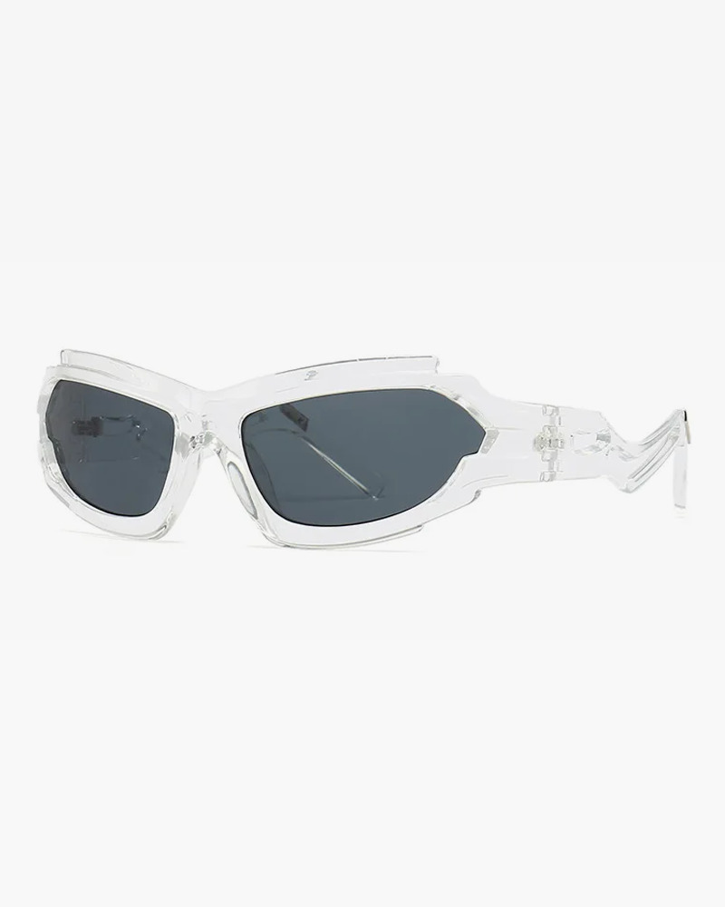 Cyber Y2K Sunglasses - Retro 90s Grunge, Pastel Goth, and Hip Hop Fashion for Summer Outfits