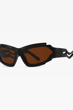 Cyber Y2K Sunglasses - Retro 90s Grunge, Pastel Goth, and Hip Hop Fashion for Summer Outfits