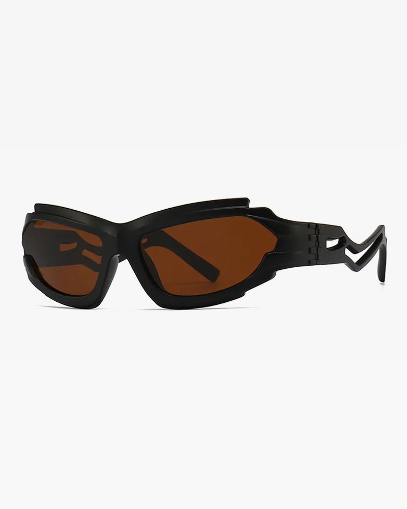 Cyber Y2K Sunglasses - Retro 90s Grunge, Pastel Goth, and Hip Hop Fashion for Summer Outfits