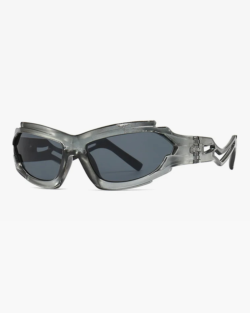 Cyber Y2K Sunglasses - Retro 90s Grunge, Pastel Goth, and Hip Hop Fashion for Summer Outfits