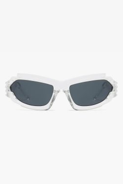 Cyber Y2K Sunglasses - Retro 90s Grunge, Pastel Goth, and Hip Hop Fashion for Summer Outfits