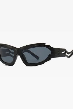Cyber Y2K Sunglasses - Retro 90s Grunge, Pastel Goth, and Hip Hop Fashion for Summer Outfits