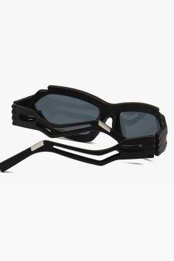Cyber Y2K Sunglasses - Retro 90s Grunge, Pastel Goth, and Hip Hop Fashion for Summer Outfits