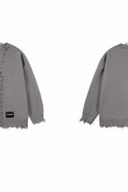 CyNi Distressed Cardigan - Y2K Summer Grunge, 90s Retro, Pastel Goth, Y2K Party Outfit