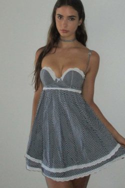 Dally Doll Y2K Skirt Dress - 90s Grunge, Retro Summer Outfit, Pastel Goth, Y2K Party Fashion