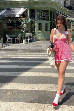 Dally Doll Y2K Skirt Dress - 90s Grunge, Retro Summer Outfit, Pastel Goth, Y2K Party Fashion