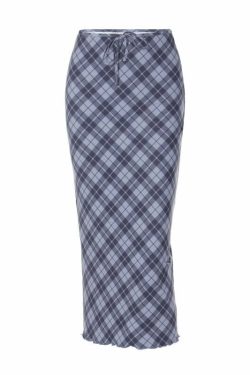 Darely Maxi Skirt - Y2K Summer Grunge Outfit, 90s Retro Fashion, Pastel Goth, Y2K Party Look