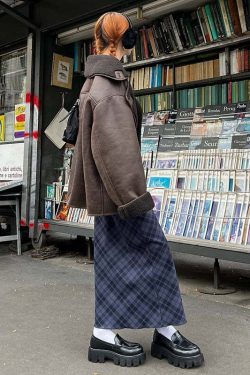 Darely Maxi Skirt - Y2K Summer Grunge Outfit, 90s Retro Fashion, Pastel Goth, Y2K Party Look