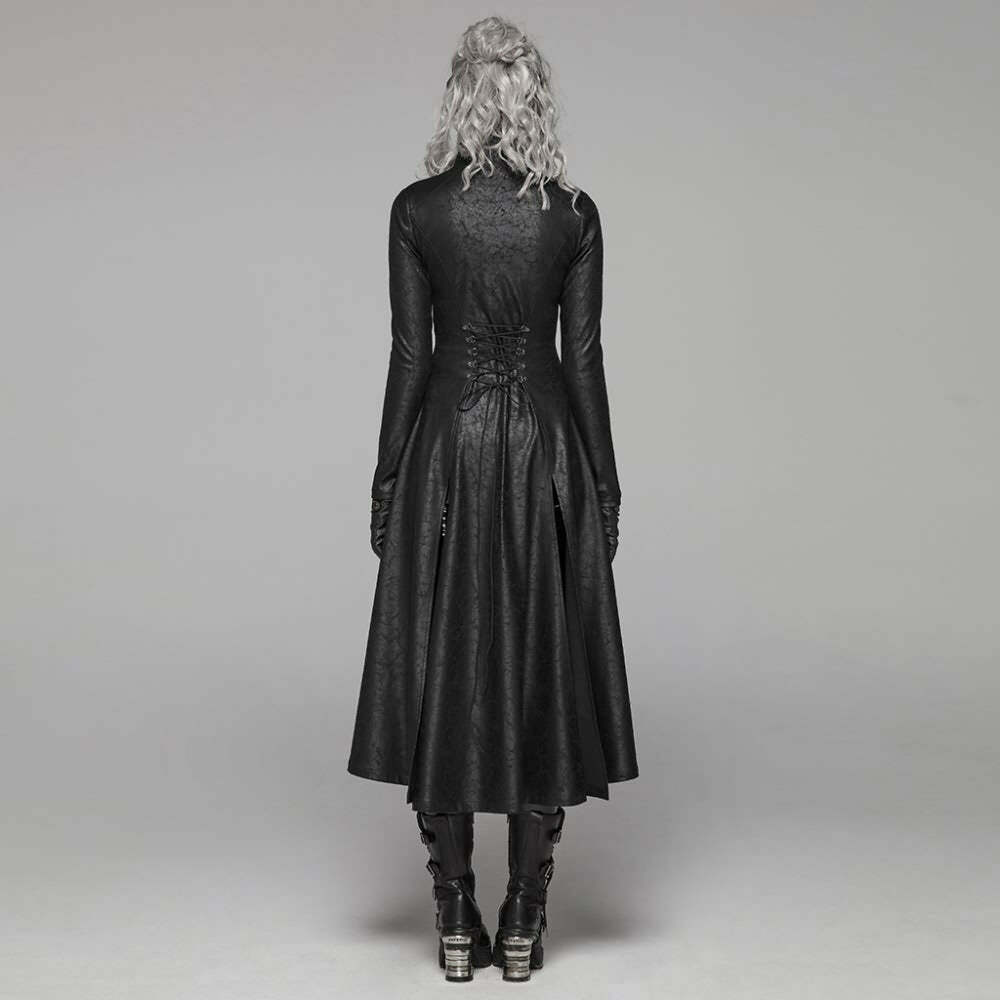 Dark Enchantress Coat - Y2K Grunge, 90s Fashion, Gothic Y2K, Retro Style, Y2K Party Outfit