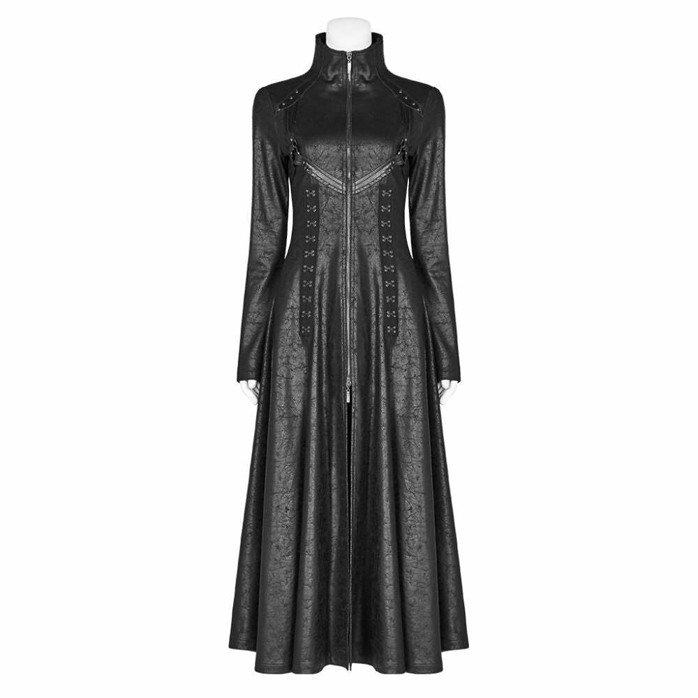 Dark Enchantress Coat - Y2K Grunge, 90s Fashion, Gothic Y2K, Retro Style, Y2K Party Outfit