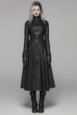 Dark Enchantress Coat - Y2K Grunge, 90s Fashion, Gothic Y2K, Retro Style, Y2K Party Outfit