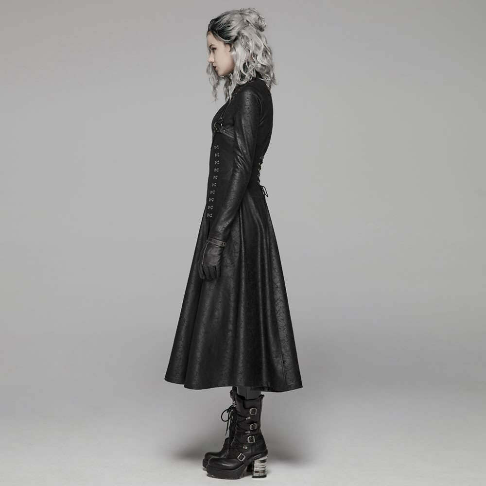 Dark Enchantress Coat - Y2K Grunge, 90s Fashion, Gothic Y2K, Retro Style, Y2K Party Outfit