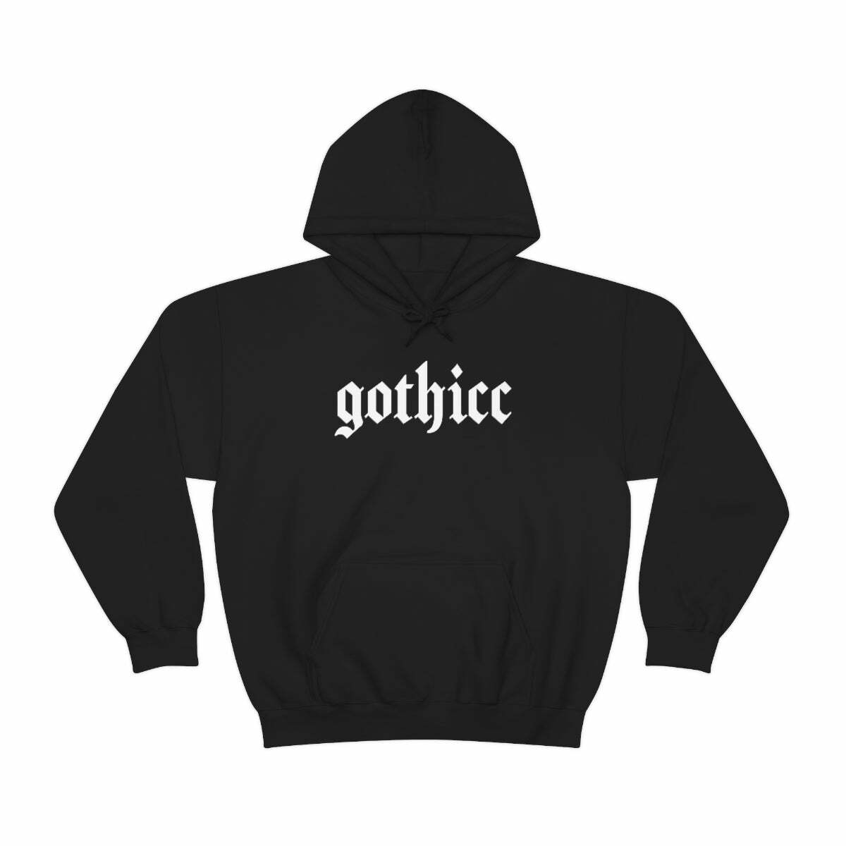 Dark Goth Gothic Hoodie Sweatshirt - Y2K Grunge, 90s Fashion, Retro Style, Pastel Goth Outfits