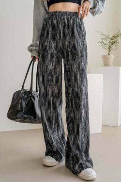 Dark Nebula Wide Leg Pants - Y2K Grunge, 90s Fashion, Retro Style, Y2K Summer Outfits