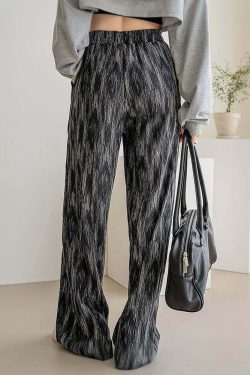 Dark Nebula Wide Leg Pants - Y2K Grunge, 90s Fashion, Retro Style, Y2K Summer Outfits