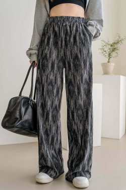 Dark Nebula Wide Leg Pants - Y2K Grunge, 90s Fashion, Retro Style, Y2K Summer Outfits