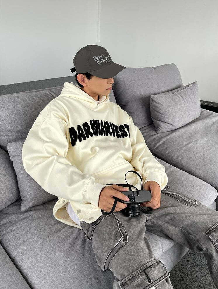 DARKHARVEST 'Starboy' Hoodie - Y2K Grunge, 90s Retro, Gothic Y2K, Summer Y2