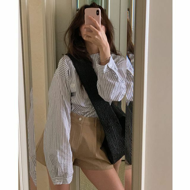 Dearest Stripe Seersucker Top - Y2K Summer, 90s Fashion, Grunge, Retro, Pastel Goth, Baby Te