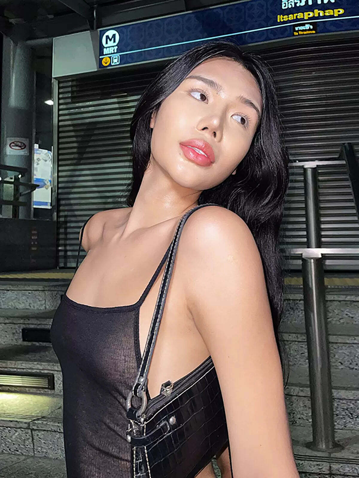 Dejah See-Through Backless Dress - Y2K Summer, 90s Grunge, Retro Party, Gothic Y2K Fashion