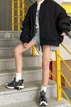 Desire/Despair Oversized Jacket - Y2K Grunge, 90s Fashion, Retro Style, Gothic Y2K,