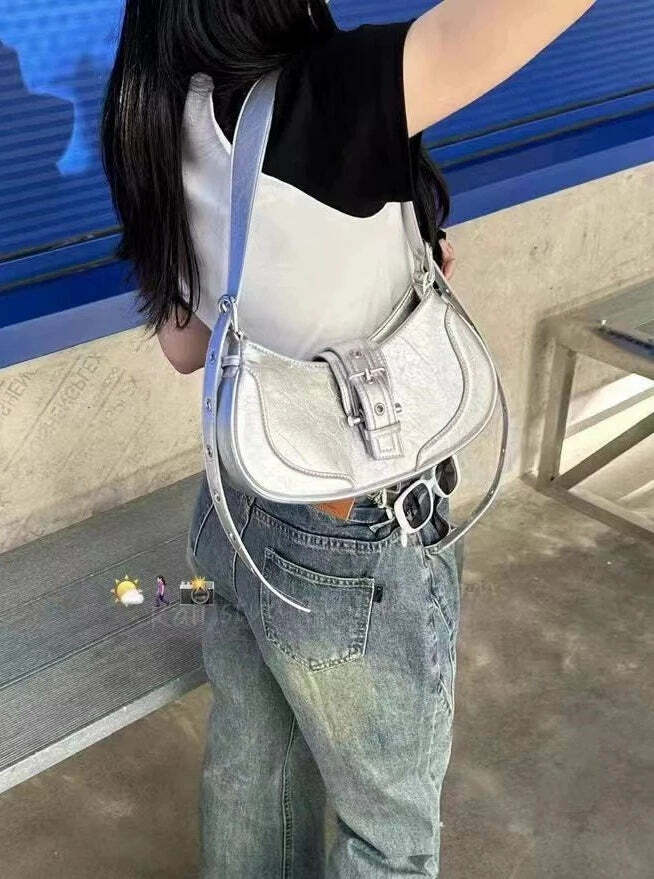 Diane Shoulder Bag - Y2K Summer & 90s Fashion, Grunge, Retro, Pastel Goth, Y2K Party & Club