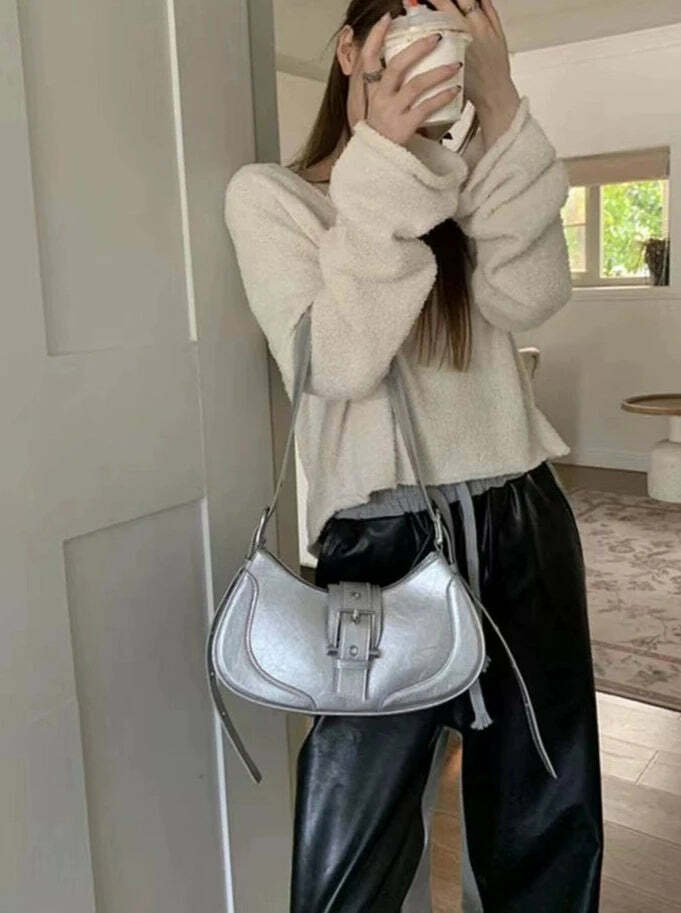 Diane Shoulder Bag - Y2K Summer & 90s Fashion, Grunge, Retro, Pastel Goth, Y2K Party & Club