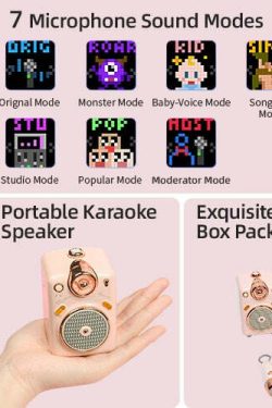 Divoom Fairy-OK Portable Bluetooth Speaker with Mic - Perfect for Y2K, 90s, and Grunge Outfits