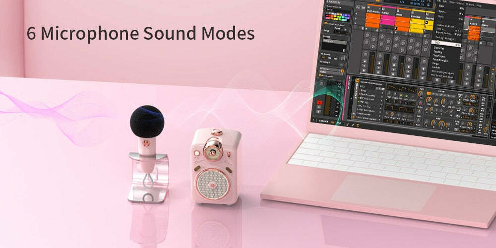 Divoom Fairy-OK Portable Bluetooth Speaker with Mic - Perfect for Y2K, 90s, and Grunge Outfits