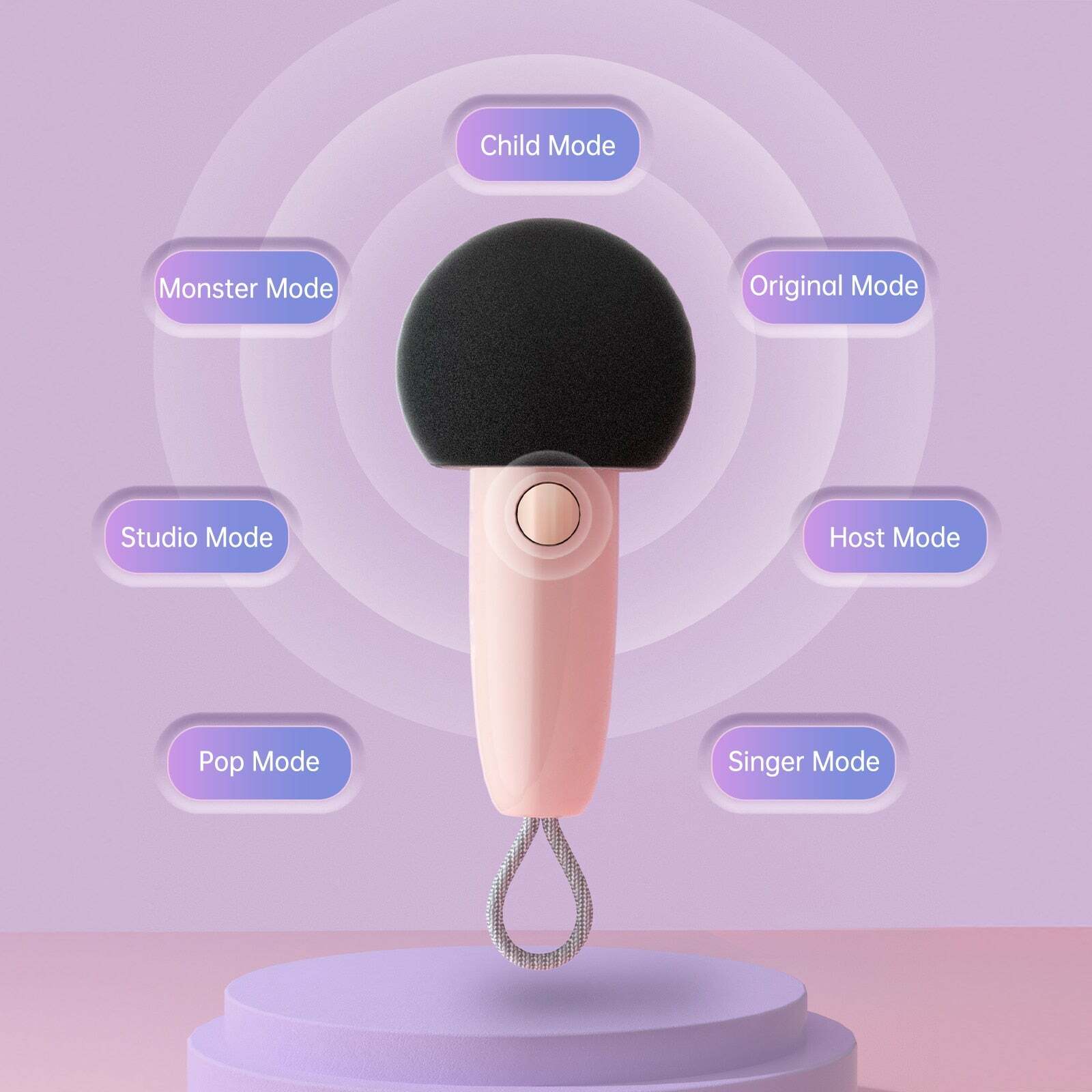 Divoom Fairy-OK Portable Bluetooth Speaker with Mic - Perfect for Y2K, 90s, and Grunge Outfits