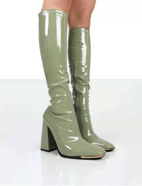 Doja Platform Knee High Boots - Y2K Grunge, 90s Fashion, Retro Style, Gothic Y2K, Y2K Party