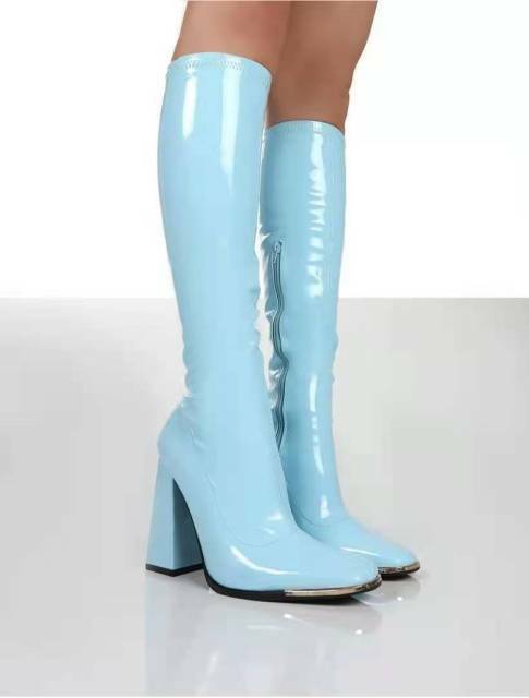 Doja Platform Knee High Boots - Y2K Grunge, 90s Fashion, Retro Style, Gothic Y2K, Y2K Party