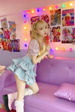 Dollette Kawaii Denim Mini Skirt - Y2K Summer, 90s Grunge, Retro 90s, Y2K Party &