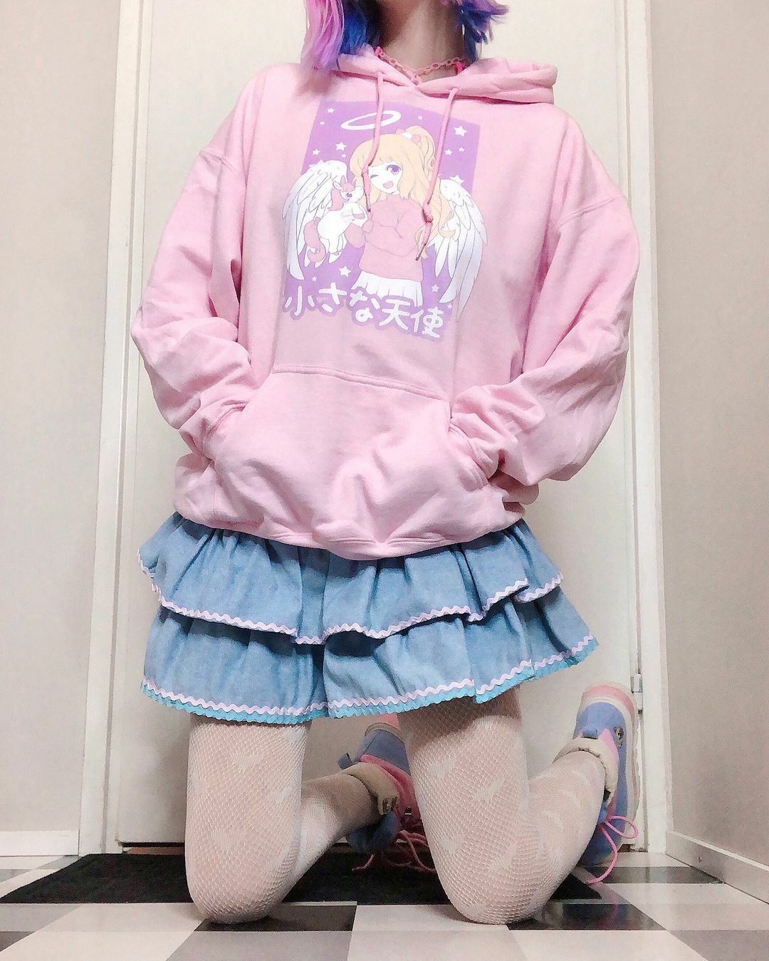 Dollette Kawaii Denim Mini Skirt - Y2K Summer, 90s Grunge, Retro 90s, Y2K Party &