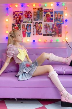 Dollette Kawaii Denim Mini Skirt - Y2K Summer, 90s Grunge, Retro 90s, Y2K Party &