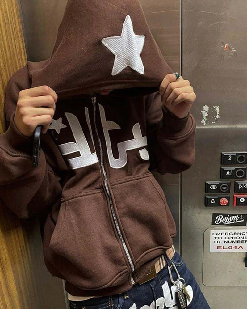 DTY Hoodie - Y2K Summer Grunge, 90s Retro, Pastel Goth, Y2K Club & Party Outfits