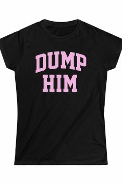 DUMP HIM Y2K Grunge Baby Tee - Retro 90s Fashion, Summer Outfits, Popstar & Club Style