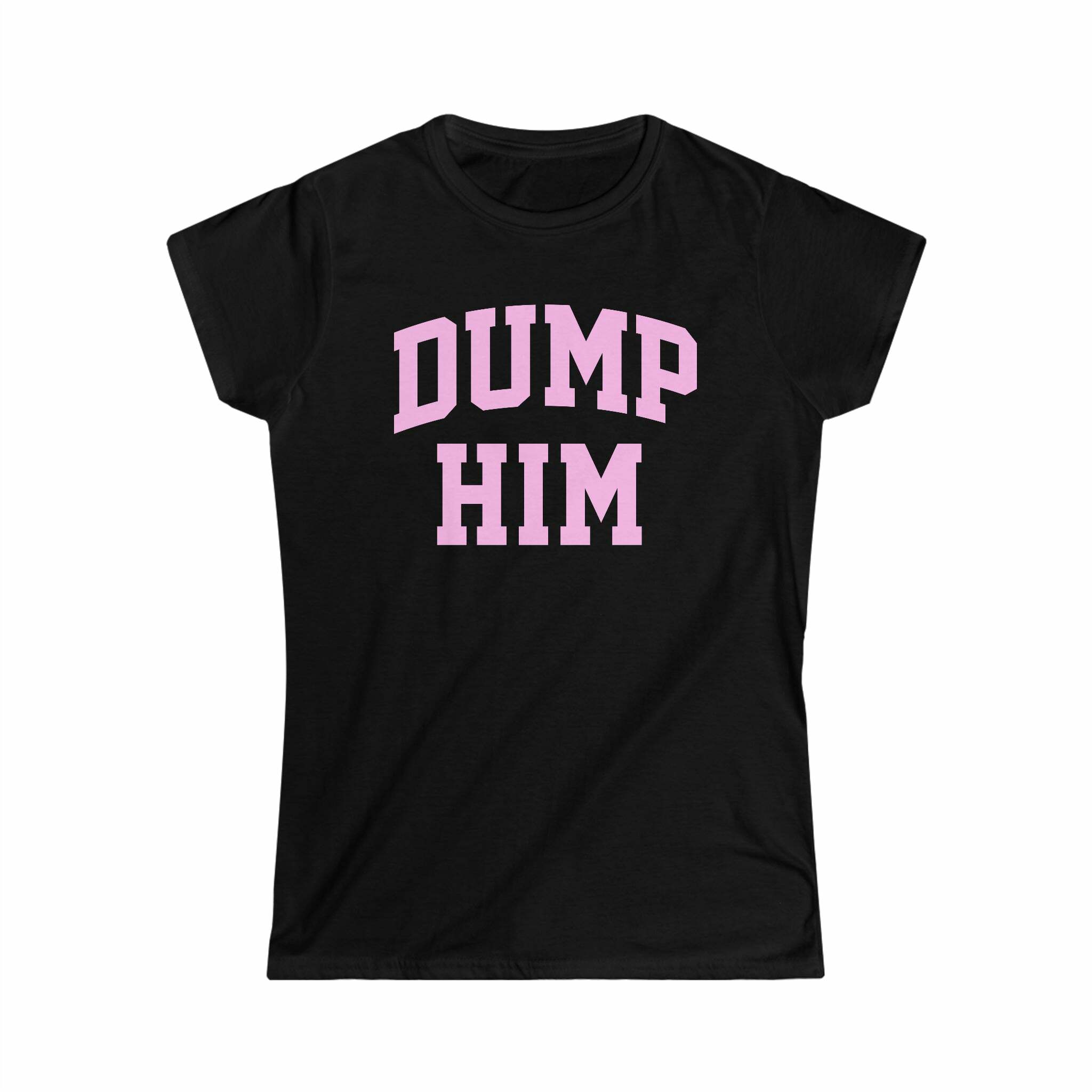 DUMP HIM Y2K Grunge Baby Tee - Retro 90s Fashion, Summer Outfits, Popstar & Club Style