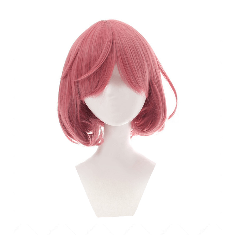 Egirl Anime Cosplay Wig Pink Short Hair - Y2K Grunge 90s Fashion, Retro Goth, Pastel Goth Style