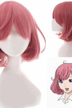 Egirl Anime Cosplay Wig Pink Short Hair - Y2K Grunge 90s Fashion, Retro Goth, Pastel Goth Style