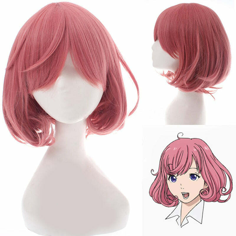 Egirl Anime Cosplay Wig Pink Short Hair - Y2K Grunge 90s Fashion, Retro Goth, Pastel Goth Style