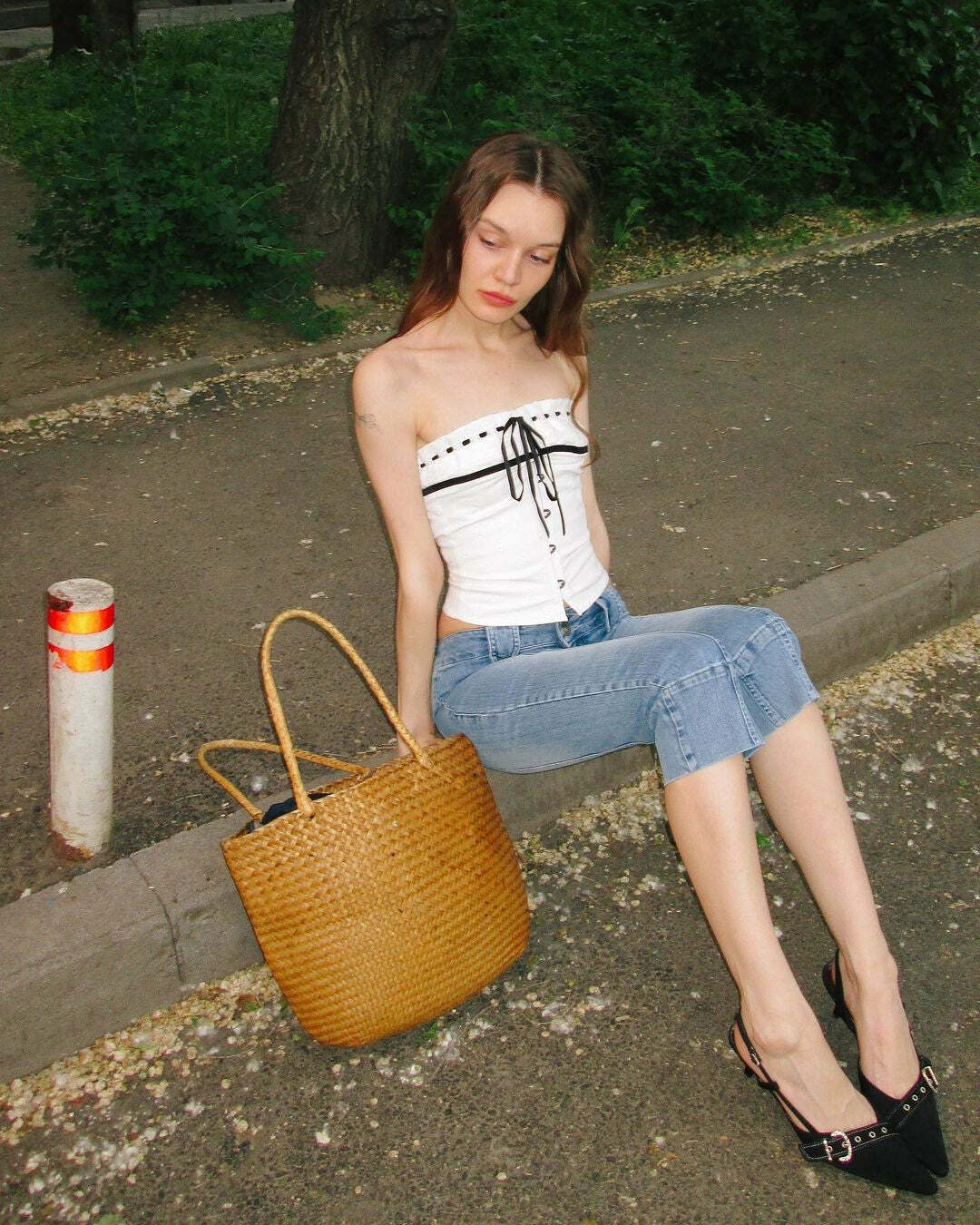 Eily Corset Top - Y2K Summer Grunge, 90s Retro, Pastel Goth, Y2K Party & Club Outfits