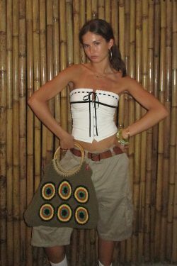 Eily Corset Top - Y2K Summer Grunge, 90s Retro, Pastel Goth, Y2K Party & Club Outfits