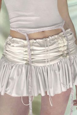 Elayna Low Waist Pleated Mini Skirt - Y2K Summer, 90s Fashion, Grunge, Retro, Pastel Goth