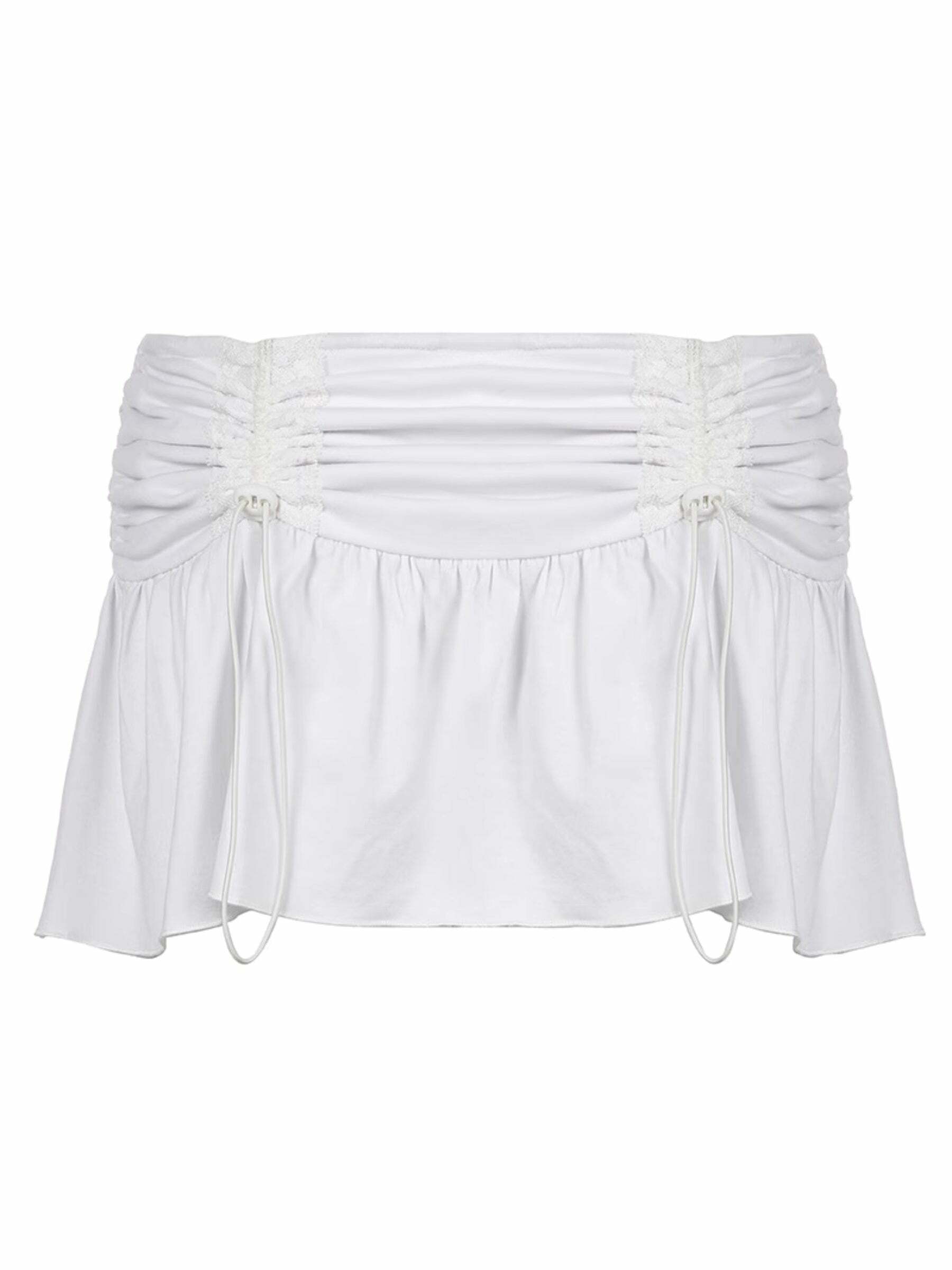 Elayna Low Waist Pleated Mini Skirt - Y2K Summer, 90s Fashion, Grunge, Retro, Pastel Goth