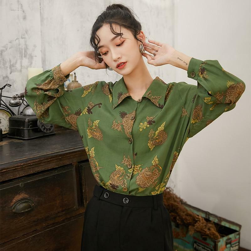 Elegant Green Blouse - Y2K Summer Outfit, 90s Fashion, Grunge, Retro Style, Y2K Party Top