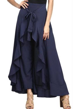 Elegant Grey Ruffle Hem Skirt - Y2K Summer, 90s Fashion, Grunge, Retro, Pastel Goth, Y2K