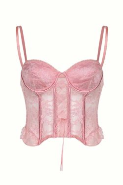Elowen Corset Top - Y2K Summer Grunge, 90s Fashion, Retro Goth, Y2K Party & Club Outfits