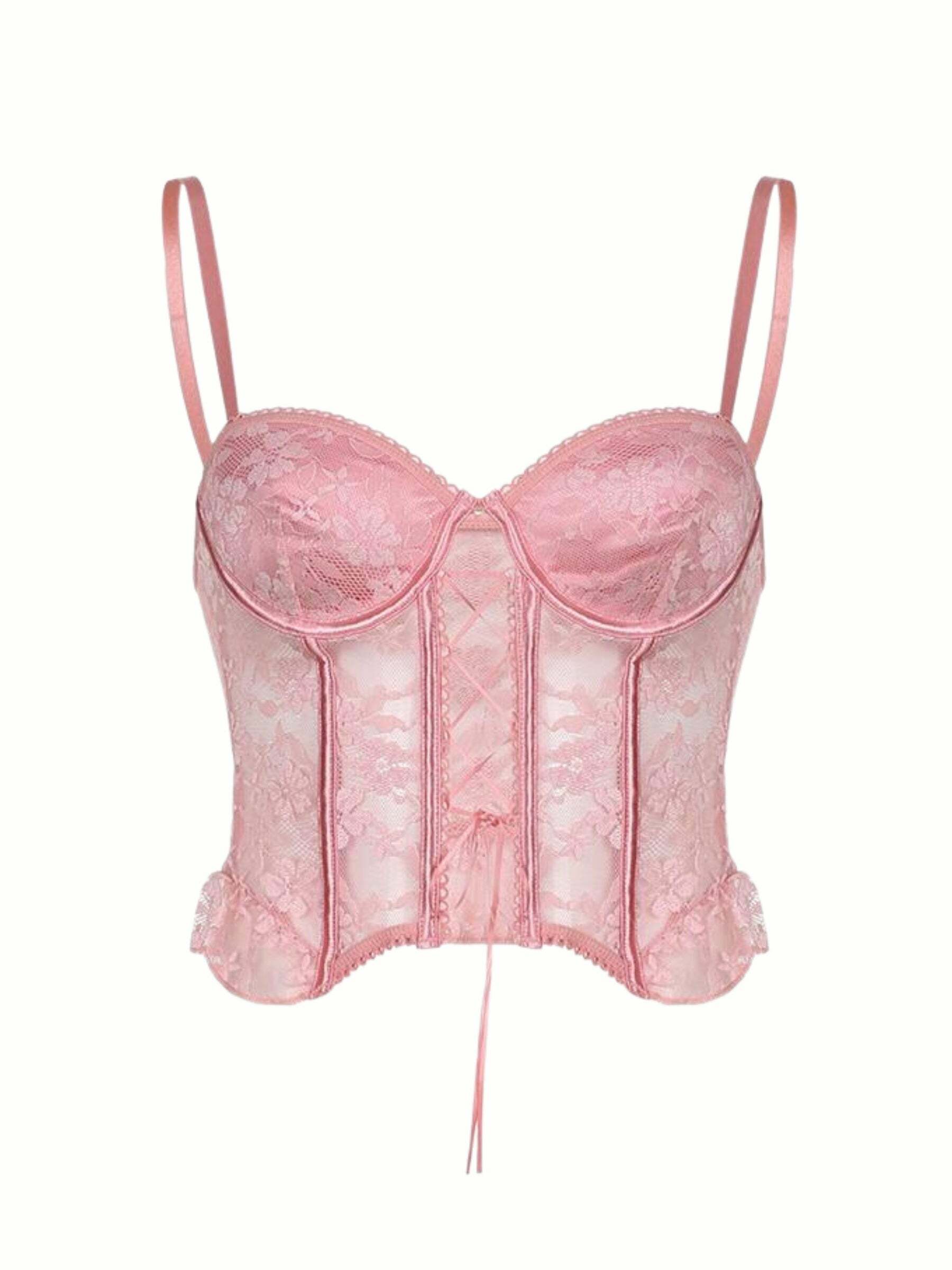 Elowen Corset Top - Y2K Summer Grunge, 90s Fashion, Retro Goth, Y2K Party & Club Outfits