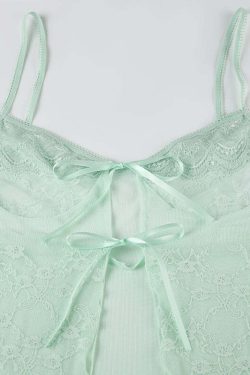 Elynn Mesh Fairy Top - Y2K Summer Grunge, 90s Retro, Pastel Goth, Y2K Party & Club Out